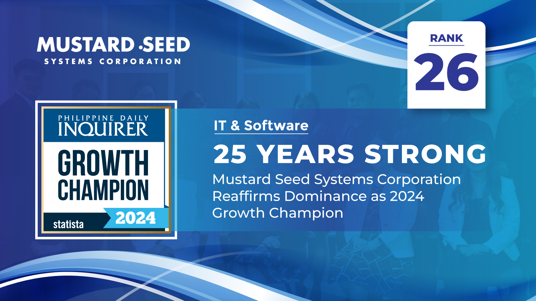 Read more about the article 25 Years Strong: Mustard Seed Systems Corporation Reaffirms Dominance as 2024 Growth Champion