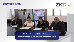 Read more about the article Mustard Seed Systems Marks 20+ Years as ZKTeco’s Authorized Distributor with Annual Partnership Agreement Signing for 2025!