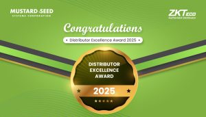 Read more about the article Excellence in Security Distribution: Mustard Seed Systems Receives ZKTeco’s Top Distributor Award
