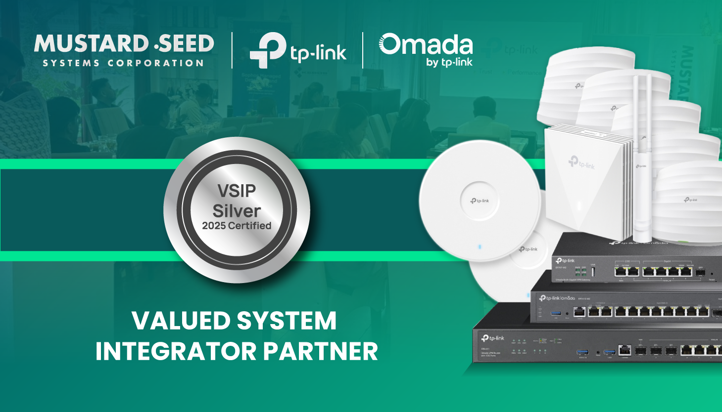 Read more about the article Mustard Seed Systems Corporation Recognized as Valued System Integrator Partner by TP-Link Omada
